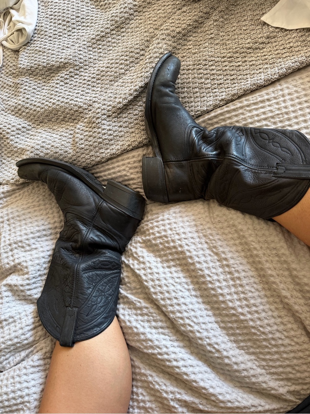 Sage Black Western Mid-Calf Boots - Picture 4 of 6